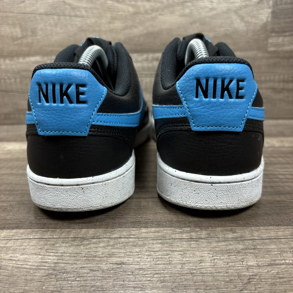 Nike Court Vision Black Blue Mens US Size 10 EUR 44 DH2987-005 Sneakers